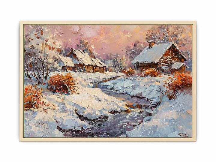 Winter Landscape Framed Print