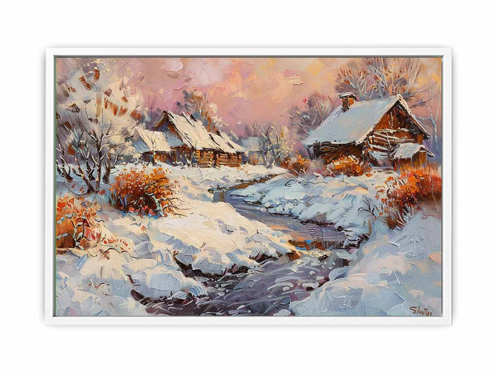 Winter Landscape Canvas Print