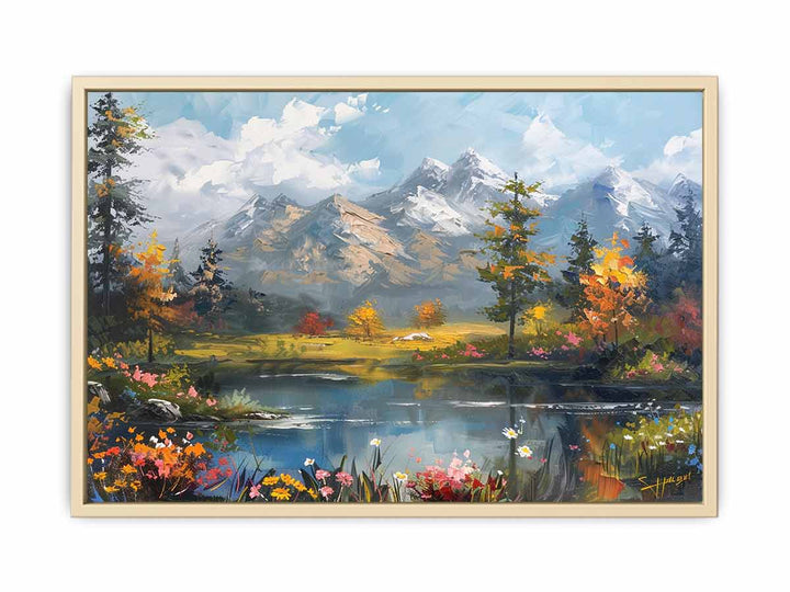 Autumn Landscape Framed Print