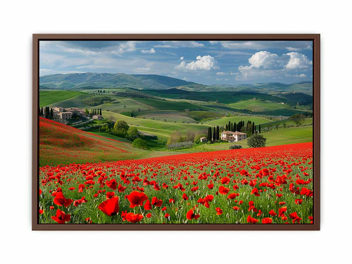 Field Of Poppies  Art Print