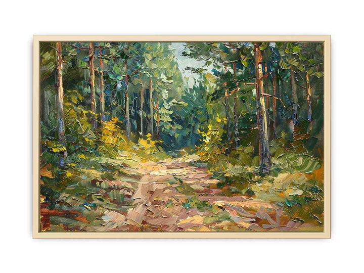 Forest Path Framed Print