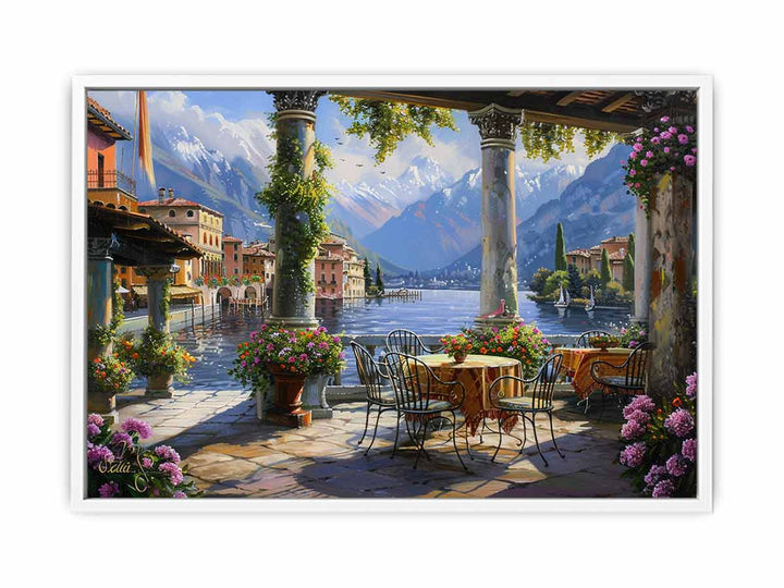 Lake House Canvas Print