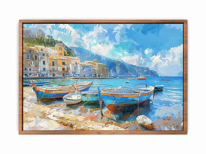 Three Boats  Painting