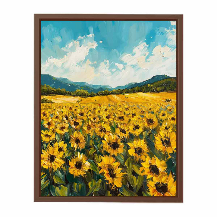 Sunflower Field  Art Print