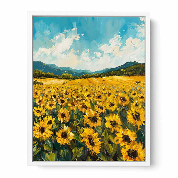 Sunflower Field Canvas Print