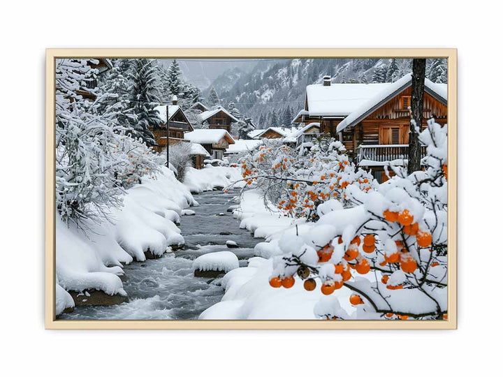 Winter Landscape Framed Print