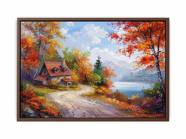 Autumn Road  Art Print