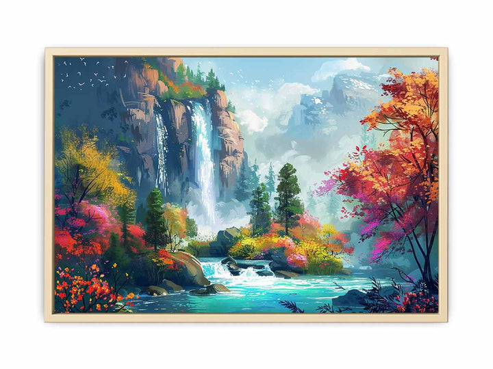 Waterfall Framed Print