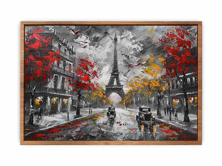 Eiffel Tower Paris Street  Painting