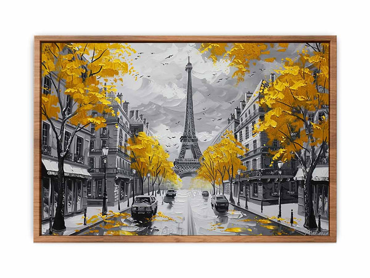 Eiffel Tower Paris Street  Painting