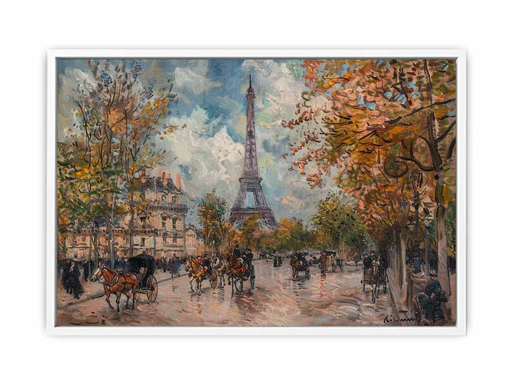 Vintage Eiffel Tower Canvas Print