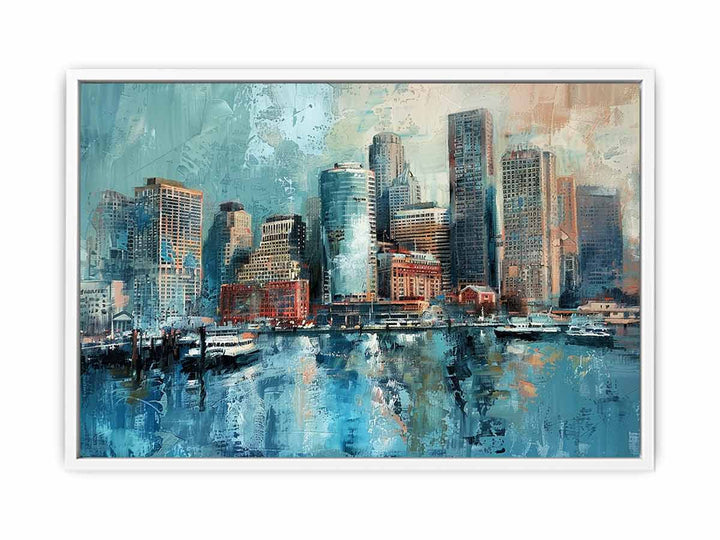 Boston Painting Canvas Print