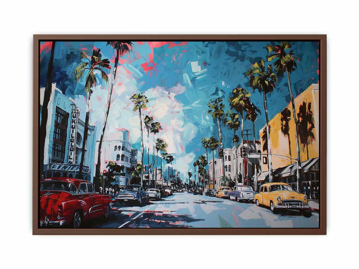 Los Angeles Painting  Art Print