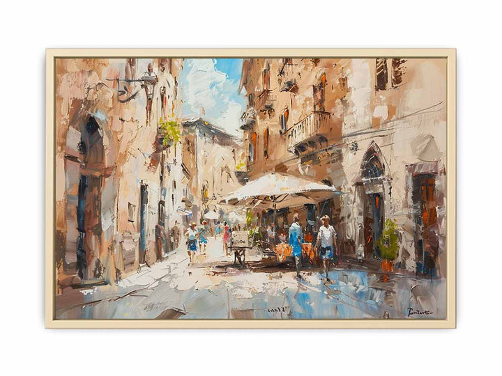 Itlay Street Framed Print