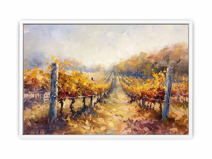 Vineyard Painting Canvas Print