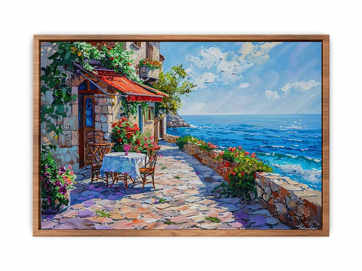 Italian  Cafe  Painting