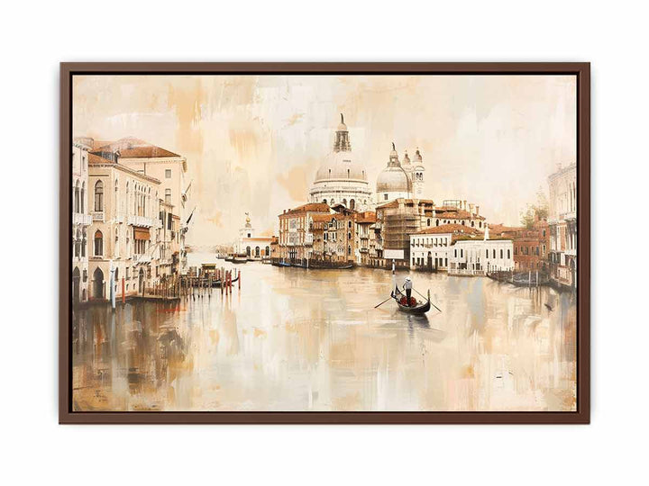  Vintage Venice Painting  Art Print