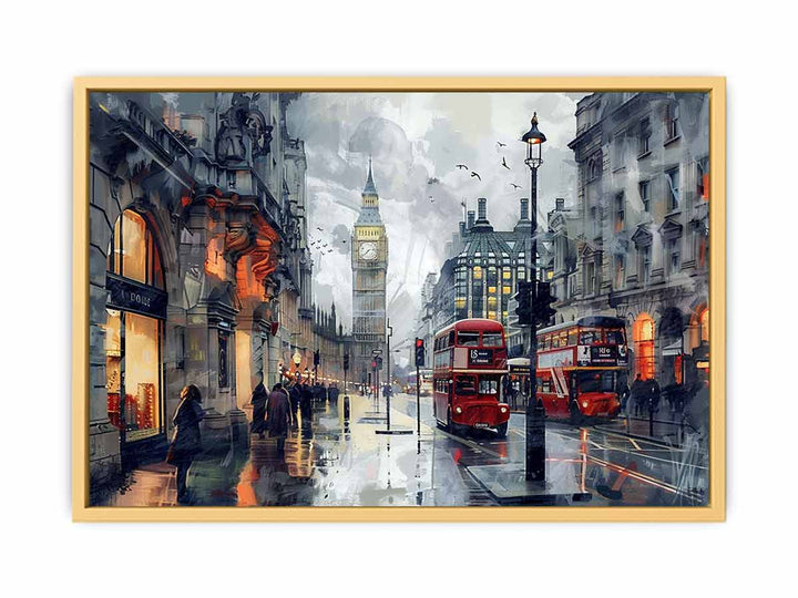 London Painting  Poster