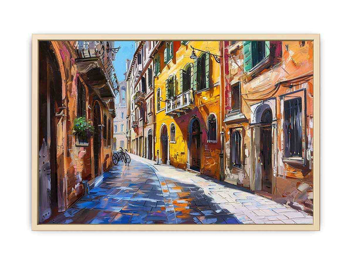 Via della Conciliazione Painting Framed Print