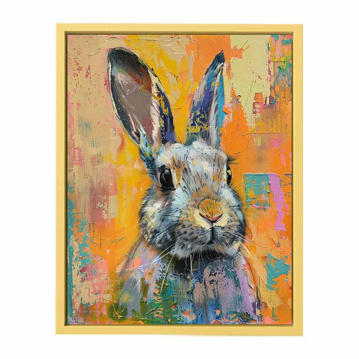 Rabbit Painting   Poster