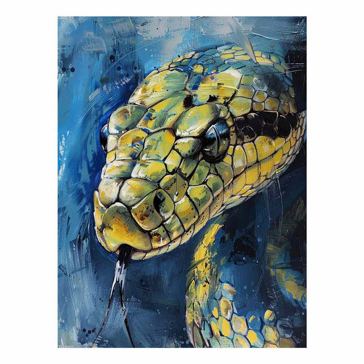 Cobra Snake Painting