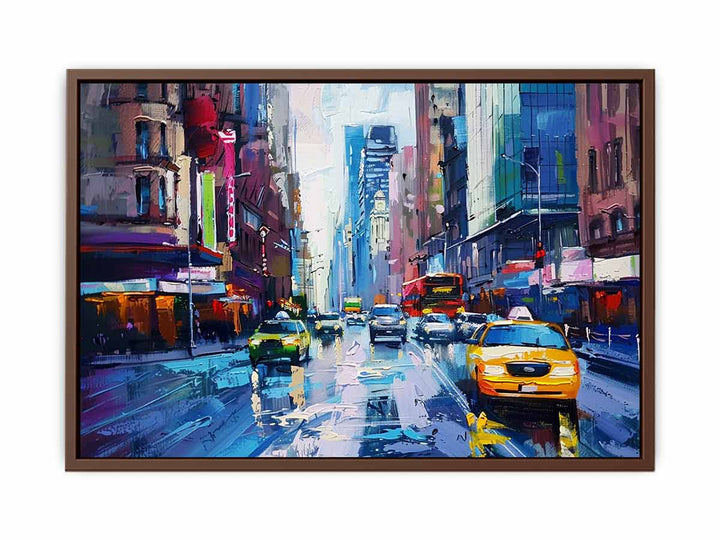 Sydney Street Painting  Art Print