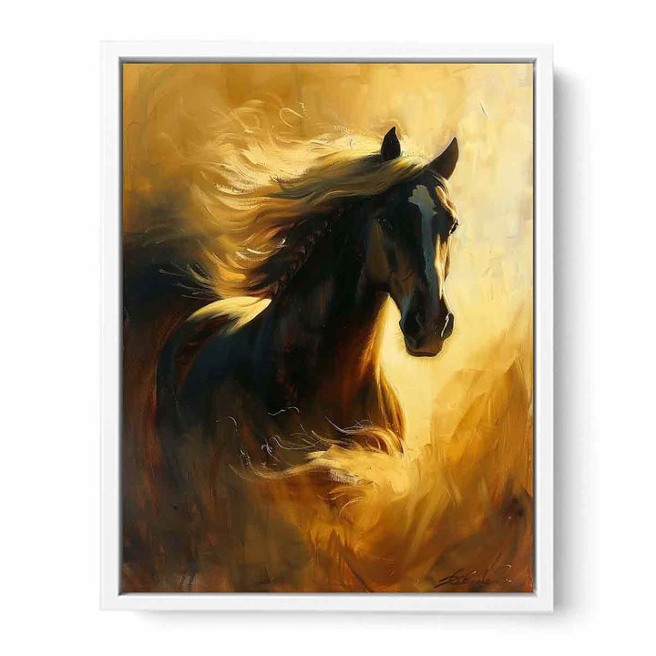 Pony Painting  Canvas Print