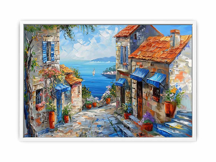 Mediterranean Painting Canvas Print