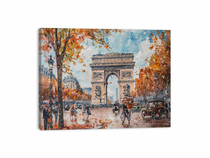  Arc De Triomphe  Paris Painting 