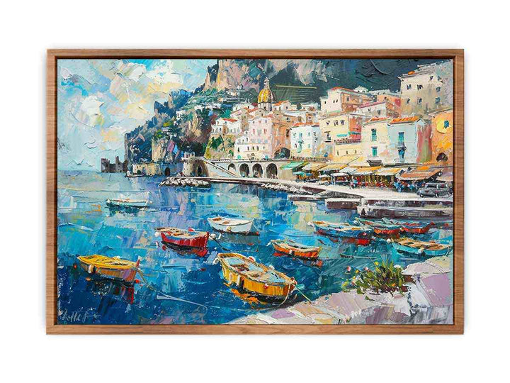 Colorful Boats  Painting