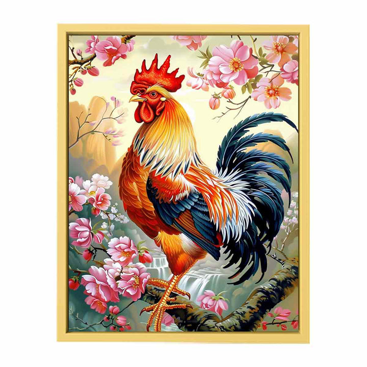 Cock Painting  Poster