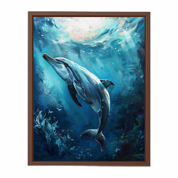 Dolphin Painting  Art Print