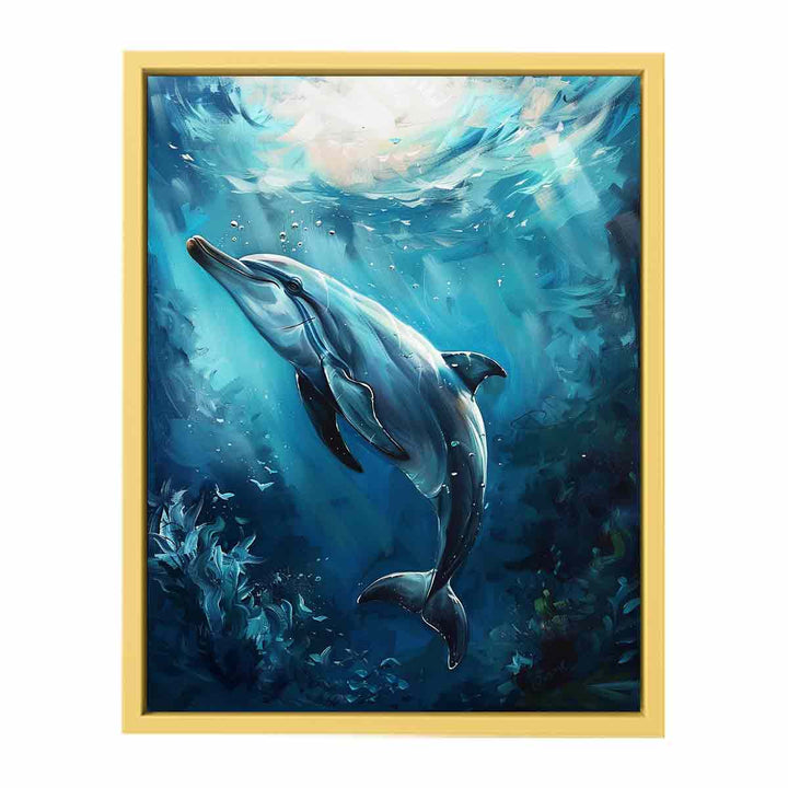 Dolphin Painting  Poster