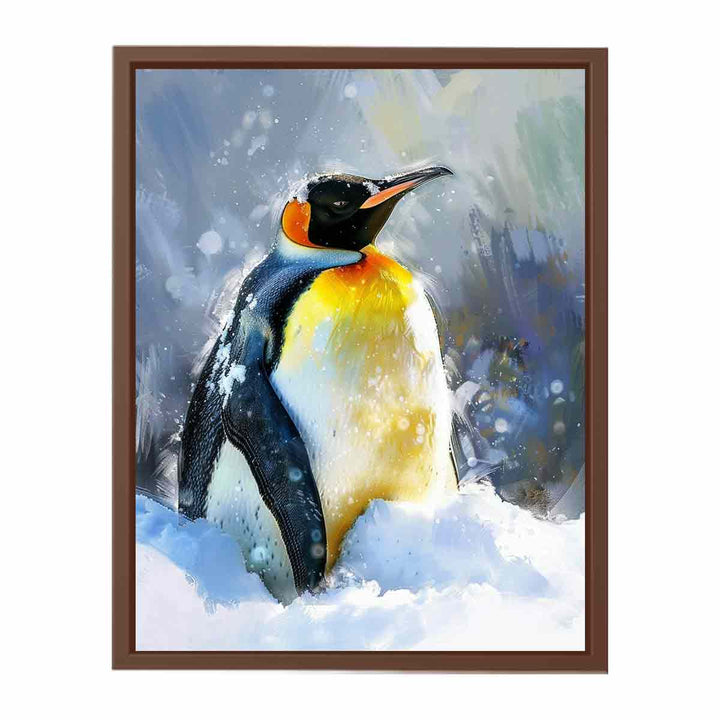 Penguin Painting  Art Print