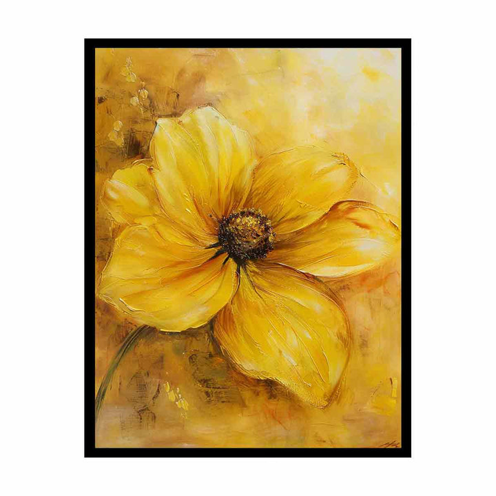 Yellow Flower Painting 