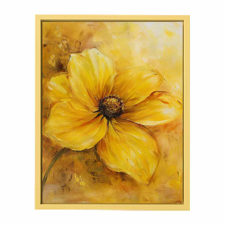 Yellow Flower Painting  Poster