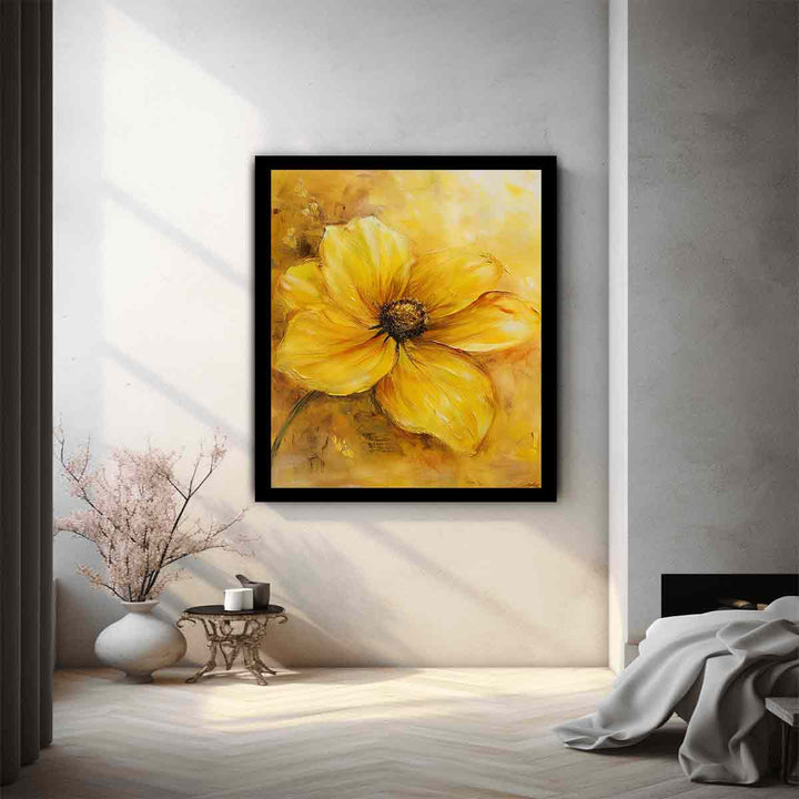 Yellow Flower Painting 