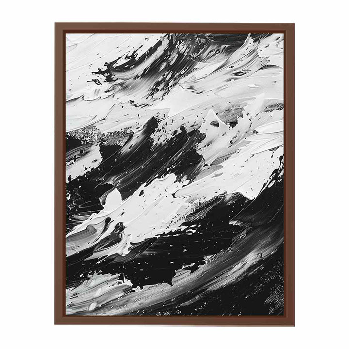 Painting Black White  Art Print