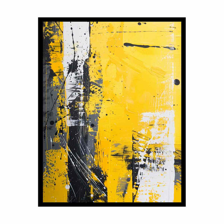 Yellow Art Painting 