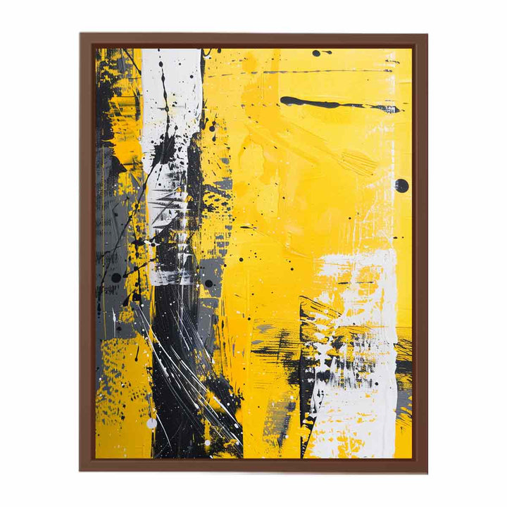 Yellow Art Painting  Art Print