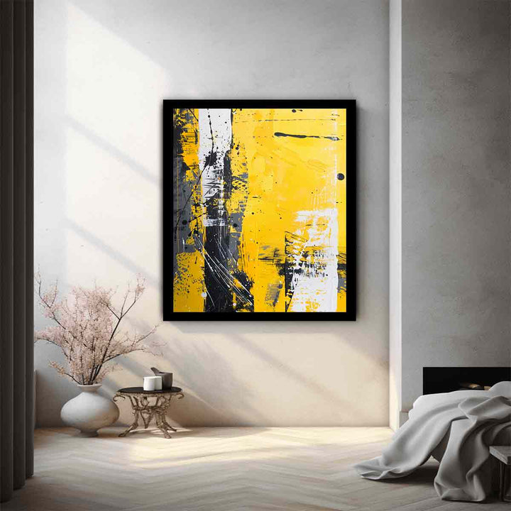 Yellow Art Painting 