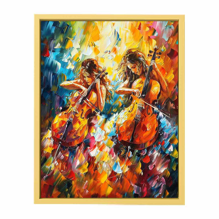 Music ViolIn Painting  Poster