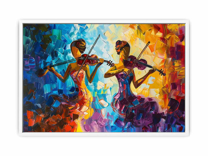 Muisc In Sync Art Canvas Print