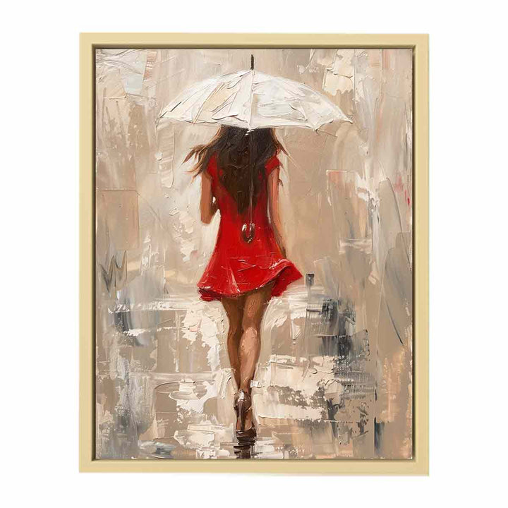 Walking Painting Framed Print