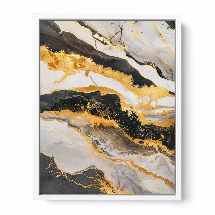 Black Gold Canvas Print