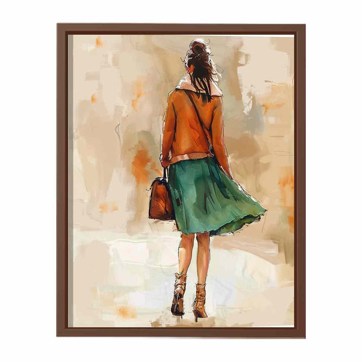 Fashiin Walk  Art Print