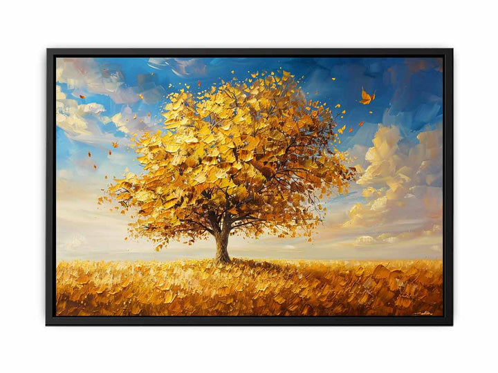 Gold Tree Painting  