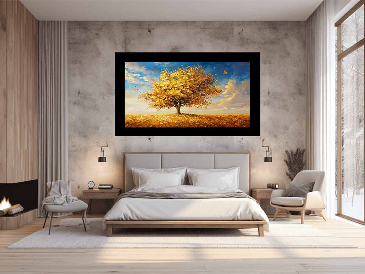 Gold Tree Painting  