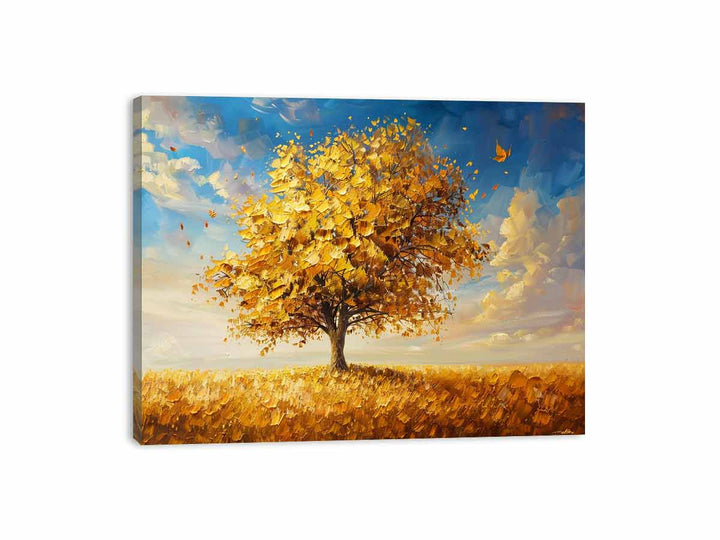 Gold Tree Painting  