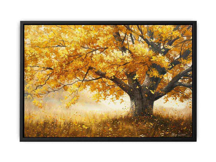 Golden Tree Painting  